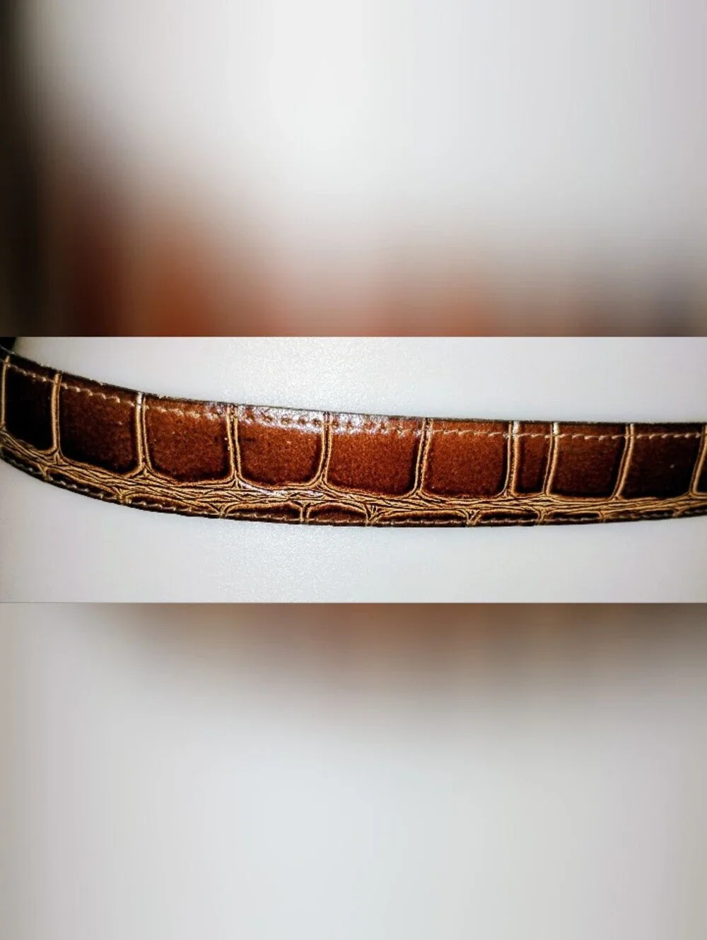 VINTAGE ITALIAN ALLIGATOR BELT